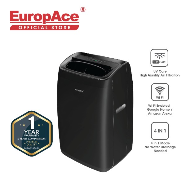 EuropAce Portable Air Con (14,000 BTU)